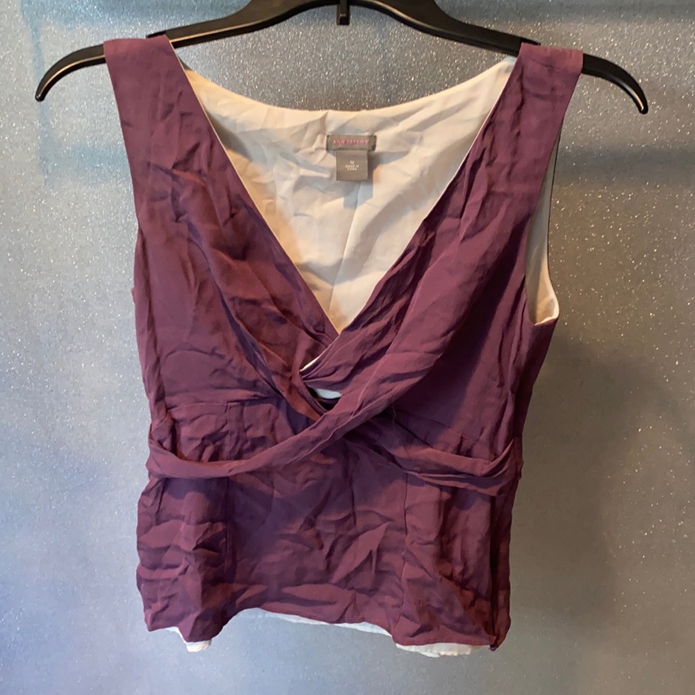 Ann Taylor Womens 100% Silk Dress Tank